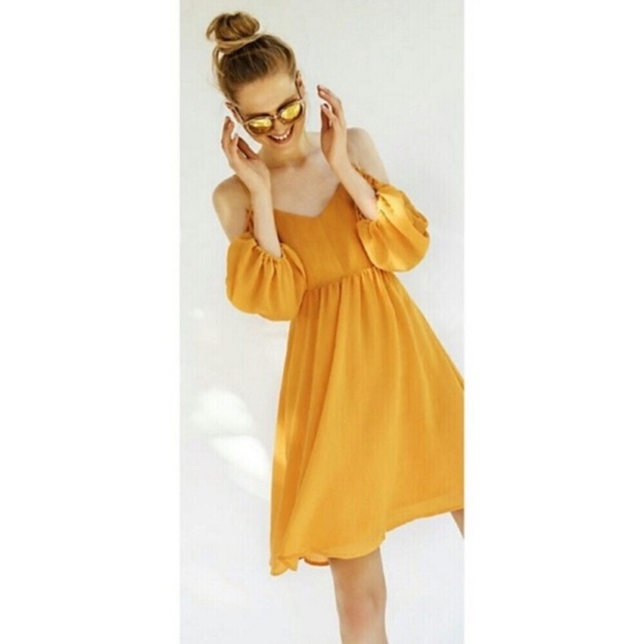 Anthropologie Dresses & Skirts - Anthro Carina Open Shoulder Dress Sz Large BNWT